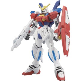 Bandai Spirits HGBF Gundam Build Fighters Star Burning Gundam 1/144 Scale, Color-Coded Plastic Model