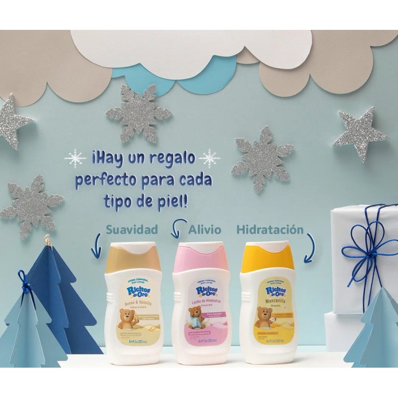 Trio De Cremas Para Bebe Ricitos De Oro - Humecta