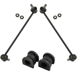 TRQ Front Suspension Kit Sway Bar Bushing Set Sway Bar Stabilizer Link Compatible with 2007-2013 Acura MDX
