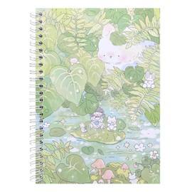 Reusable Sticker Storage Book Collecting Album Blank Stickers Organizer Book A5 Size with 40 Sheets Blank Release Paper for Stickers Holder Collection (GREEN-3)