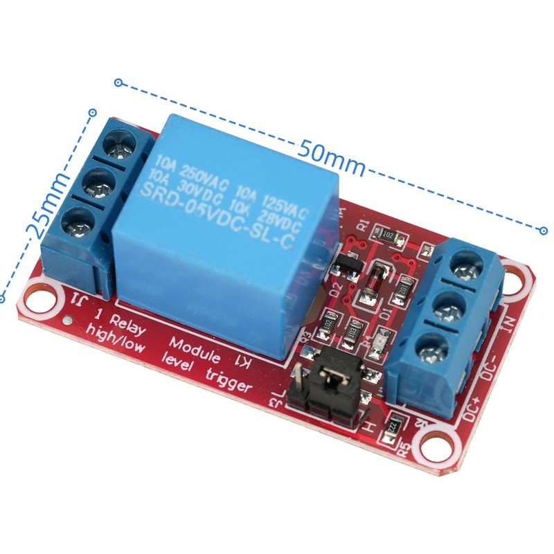 MTDELE 8 Pcs DC 5V Relay 1 Channel Module with
