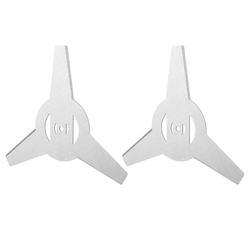 2Pcs 3 Teeth Brush Cutter Trimmer Blade Stainless Steel Lawnmower