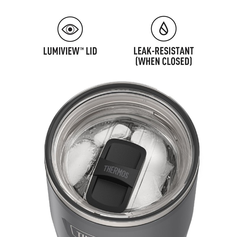 THERMOS ICON SERIES Stainless Steel Cold Tumbler with Slide Lock,
