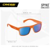 Cressi Rio Sports Sunglasses - Matt Black/Orange Lens, Uni