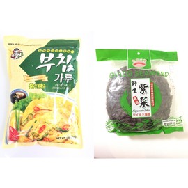 Korean Styled Vegetable Pancake Mix+ Dried Seaweed Combination