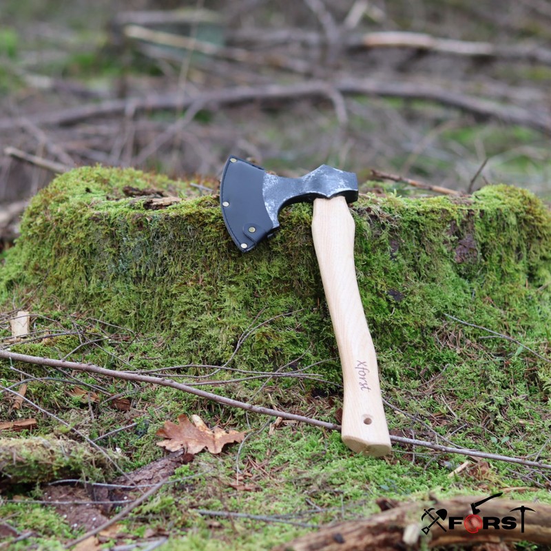 Xforst X-WIC Viking Axe Hatchet Made of Hickory Handle Including