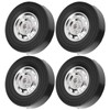 4Pcs Metal Drifting Rubber Wheel Tire Replacement Accessory for WPL