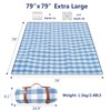 Campsuper 79”x79” Picnic Blanket Extra Large, Waterproof and Foldable Beach