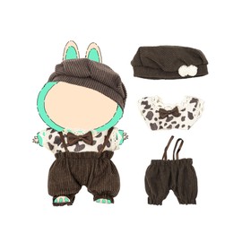 Clothes for 17cm Dolls(NO Doll) Dolls Outfit with Accessories Suit Cute Stylish Dress Up Set Butterfly Gentleman Suit