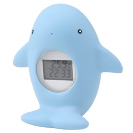 Termómetro Baño para Bebés, Cute Whales Water Thermometer Baby Bath Toys, TermóMetro Digital Flotante para Bañera con Reloj, Temporizador, Alarma de Temperatura del Agua La Ducha