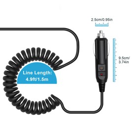 HISPD Car 12V DC Adapter for Uniden Scanner BC-3000XLT SC-150 SC-150B SC-150Y SC-180