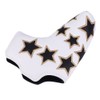 L Shape PU Leather Star Embroidery Semicircular Waterproof Thicken Plush