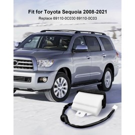 Power Tailgate Lock Actuator Fit for Toyota Sequoia 2008-2021, Rear Door Lock Actuator Replace 69110-0C030 69110-0C031 72198