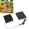 Solar Panel Fan Kit Monocrystalline Silicon 2200RPM Solar Exhaust Fan
