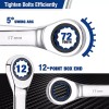 WORKPRO 14 PIECE Ratcheting Combination Wrench Set Metric&SAE with Roll