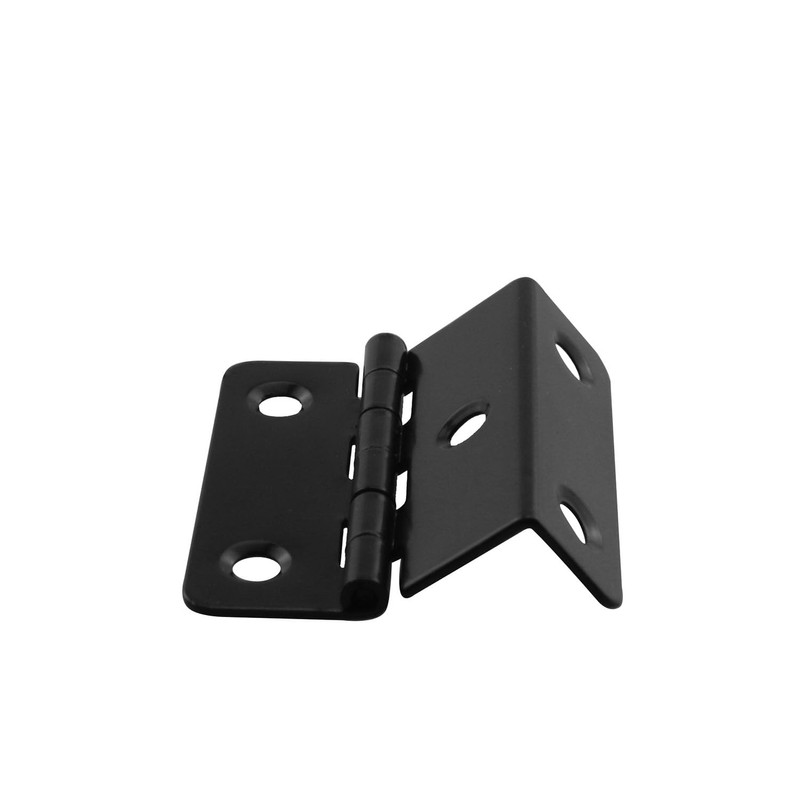 JCBIZ 4pcs Black 5-Hole Folding Hinge (Size 41x12mm) Antique Bending