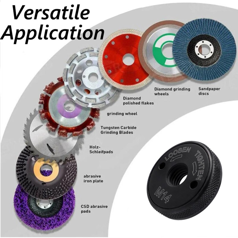 Gasea M14 Quick Release Clamping Nut, Fast Tighten and Release