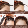 HFZRZFH Professional 2-Pack Weave Bangs Headband Set for Women -