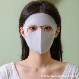 Summer Cooling Suncare Golf Face Mask Mask Black 10ea