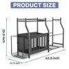 WALMANN Garage Sports Equipment Organizer, Ball Storage Stand, Indoor Golf