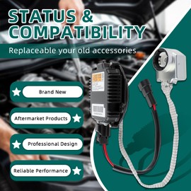 AUTOKAY 28474-89904 Xenon HID Headlight Ballast Control Unit Module Fits for Nissan Maxima Murano 350Z 370Z Altima GT-R Rogue Quest, for Infiniti G35 G37 EX35 E37 JX35 FX35 FX45 FX50, for Mazda 3