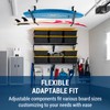 MyGift Set of 2 Garage Ceiling Mounted Industrial Metal SUP