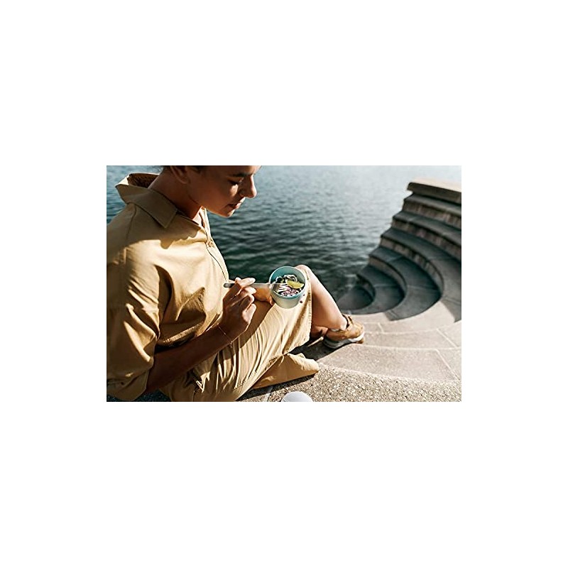Mepal Snackpot Ellipse, Practical Container for Storing and Transporting Food,