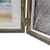 Smiling Art Foldable Photo Frame for 3 Landscape and Portrait