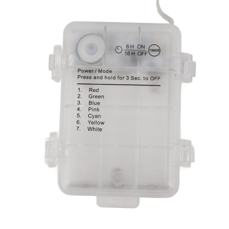 2pcs String Lights Remote Control LED Fairy Lights 16 Colors