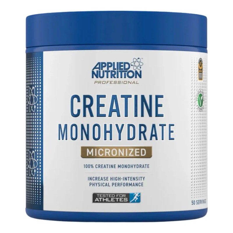 Applied Nutrition Creatina Monohidratada 250 Grs 50 SERVICIOS Sin Sabor