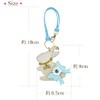 Happy Rabbit BST Women's Bag Strap Key Charm Dark Brown,