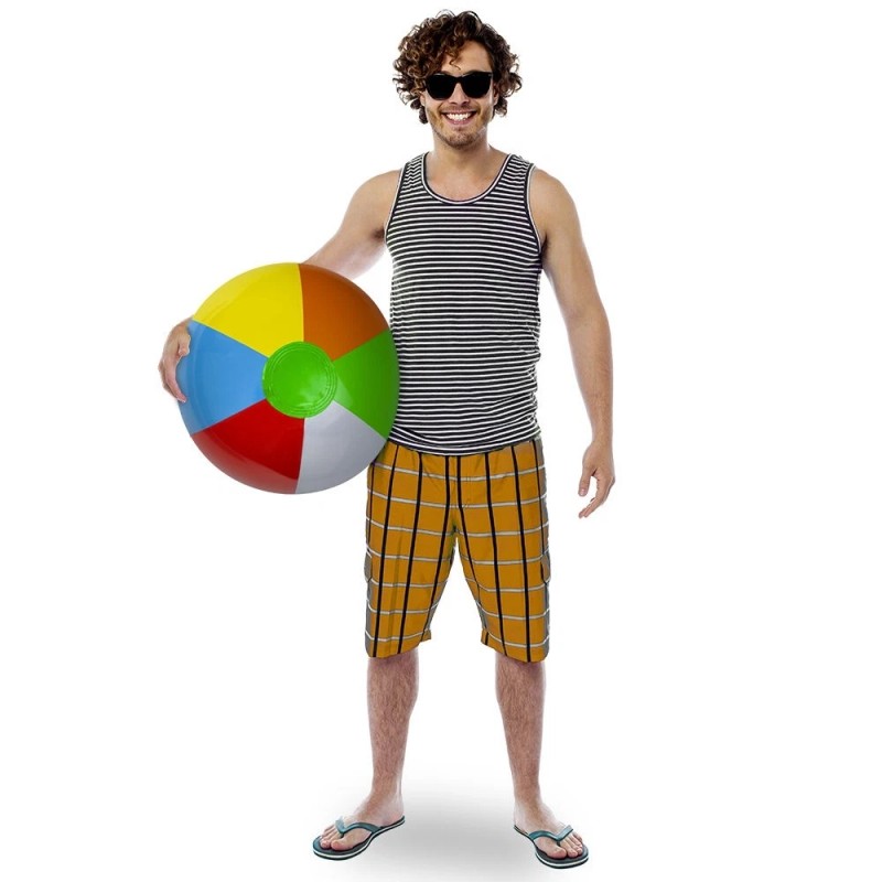 Sol Coastal 24" Six-Color Beach Ball for Play Beach Volleyball