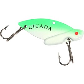 Reef Runner 40063 6088-0227 Cicada Blade Lure, Green Glow