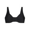 Hunkemöller Luxe Non-Preformed Underwired Bikini Top, nero