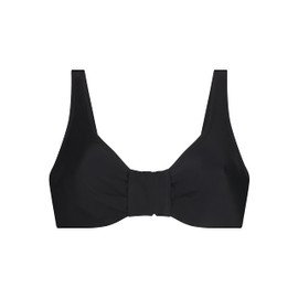 Hunkemöller Luxe Non-Preformed Underwired Bikini Top, nero