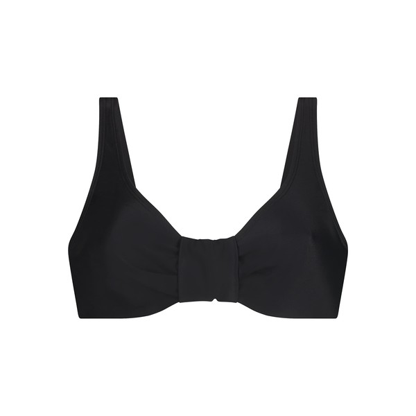 Hunkemöller Luxe Non-Preformed Underwired Bikini Top, nero