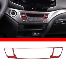 Qiosreui Car Center Console Air Outlet Cover for Honda Pilot 2016-2022/Ridgeline 2017-2023/Passport 2019-2023, Car Air Conditioner Mode Switch Panel Decorative Cover, Air Outlet Vent Cover Trim Frame