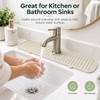 Silicone Faucet Mat for Kitchen & Bathroom – Drainage Splash
