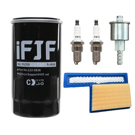 iFJF Tune Up Kit 140-3116 Air Filter 122-0836 Oil Filter 149-2341-01 Fuel Filter 167-1638 Spark Plug Replacement for Onan RV QG Generators 5500 7000 HGJAA HGJAB HGJAC Marquis Gold/RV QG Marquis Pla