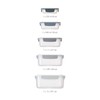 Joseph Joseph Nest Lock Plastic Food Storage Container Set with