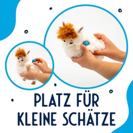 Alpaca Cuddly Toy - The Original from Kinderlieder mit Bobby - Fluffy Llama Plush Toy - Soft Alpaca Plush Toy for Children - Llama Cuddly Toy for Cuddling & Giving - 23 cm