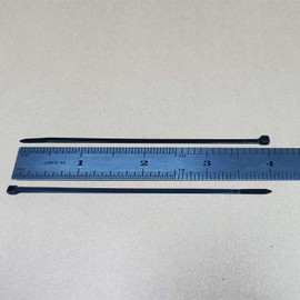 Zip Ties 4 inch 1000 pcs Cable Zip Ties with 18 Pounds Tensile Strength, Black Cable Ties, Self-Locking Nylon Tie Wraps for Indoor and Outdoor (4 inch 1000 pcs, Black)