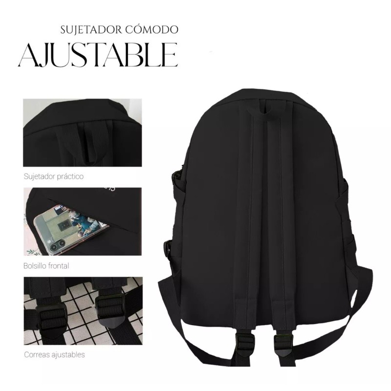 Shendy Vendy Mochilas Set 4 Pzs Escolar Bolsas Lapicera Color