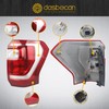 Dasbecan Right Passenger Side Tail Light Halogen Compatible With 2018-2021