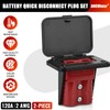120 Amp Battery Quick Disconnect Connector Plug Mounting Panel with
