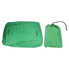 Green Large Removable Mattress Storage Bag 210D Silver Coated Waterproof Oxford Fabric with Carry Strap 196x145x38cm