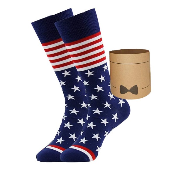 PAIXUN Groom Groomsmen Gifts For Men Him Wedding Proposal Novelty Funny Socks Bestman 100% Cotton Groomsmen Socks, Zm: 1 Pair Star Men Socks, One Size