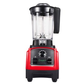 Cleanblend Ultra Blender, Low Profile Blender for Shakes and Smoothies - 40oz Compact Countertop Smoothie Maker - 8-Blade Stainless Steel, 1,000 Watt Motor, BPA-Free Tamper Wand Included (Red)