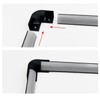 HAMRVL 10pcs Led Aluminum Channel Corner Kit Black for Led