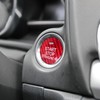 LANZMYAN Compatible with Mazda Engine Start Stop Button Cover Keyless